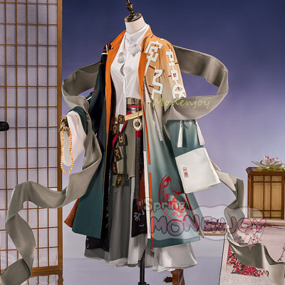 Monenjoy　Arknights アークナイツ ジエ 颉 　コスプレ衣装　Jie明日方舟 　명일방주 　イベント　角付　コスチューム MONENJOY