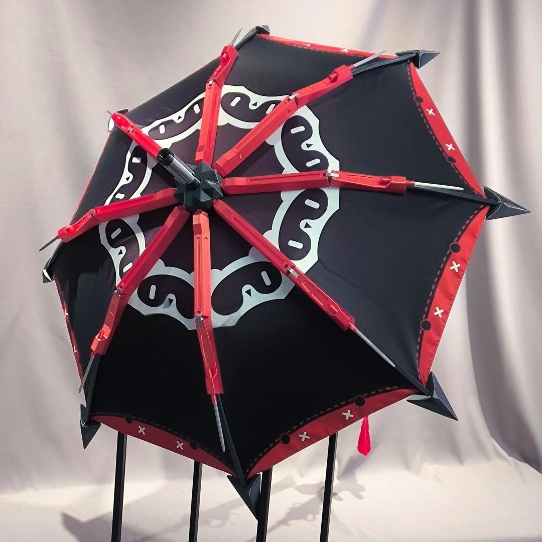 受注製品　Monenjoy ゼンレスゾーンゼロ　浮波柚葉　コスプレ道具　傘　イベント　展開サイズ130cm　収納サイズ94cm GSDJ004