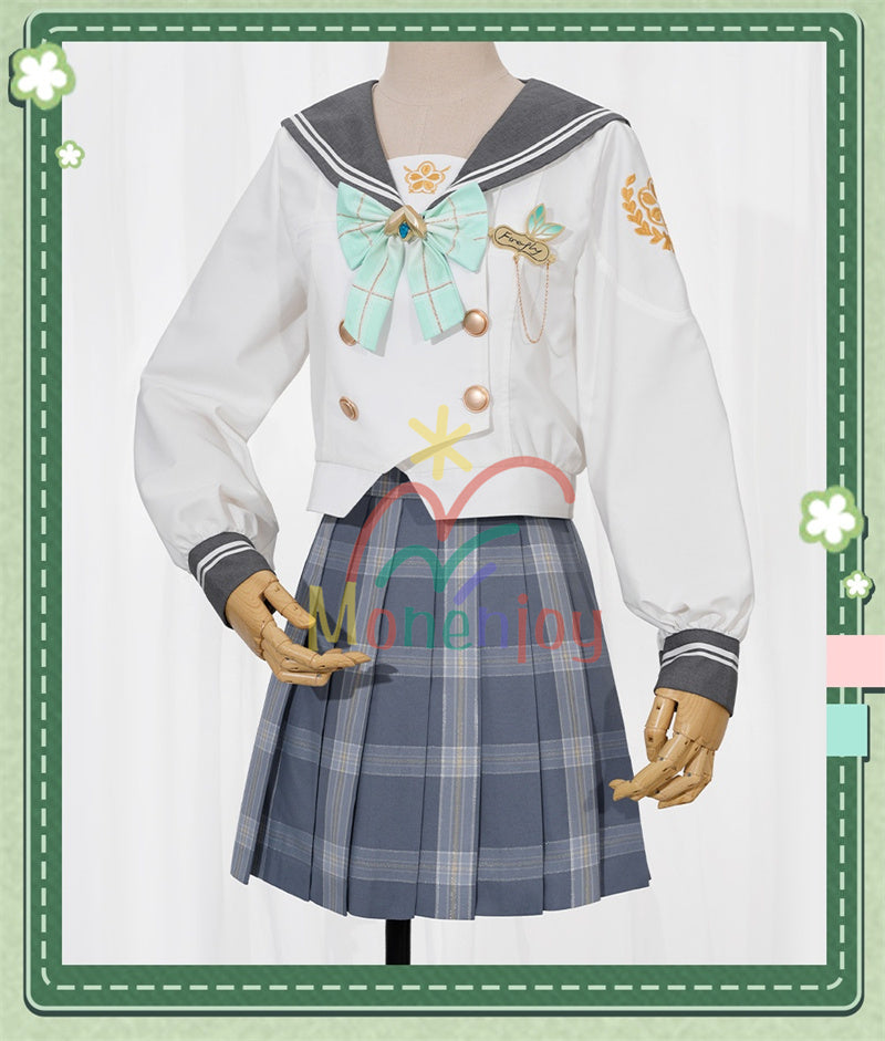 Monenjoy 崩壊スターレイル　ホタル　セーラー服　JK服　ホタル　春の贈り物 コスプレ衣装　ユニフォームGS1928