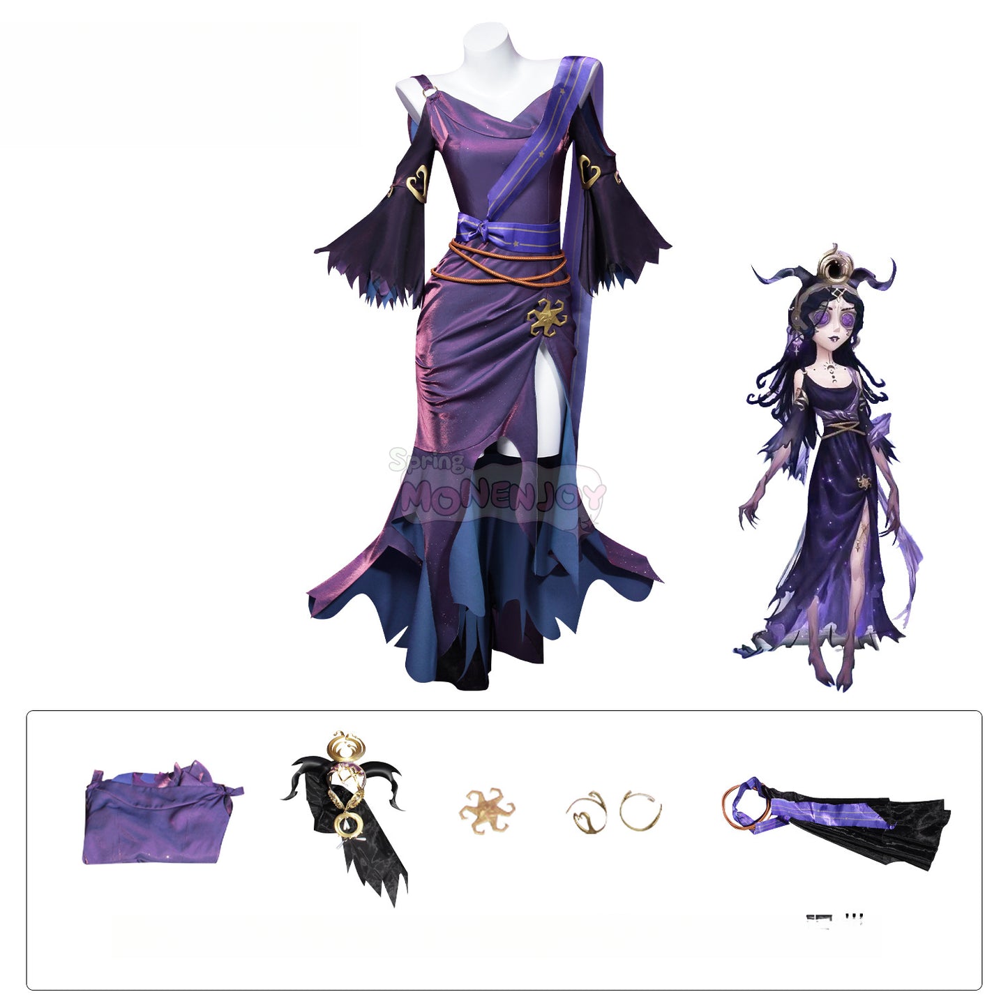 Monenjoy　アイデンティティ5　祭司　コスプレ衣装　フィオナ・ジルマン 　 虚妄の傑作　第五人格/IdentityV　イベントGS1348 - Monenjoy