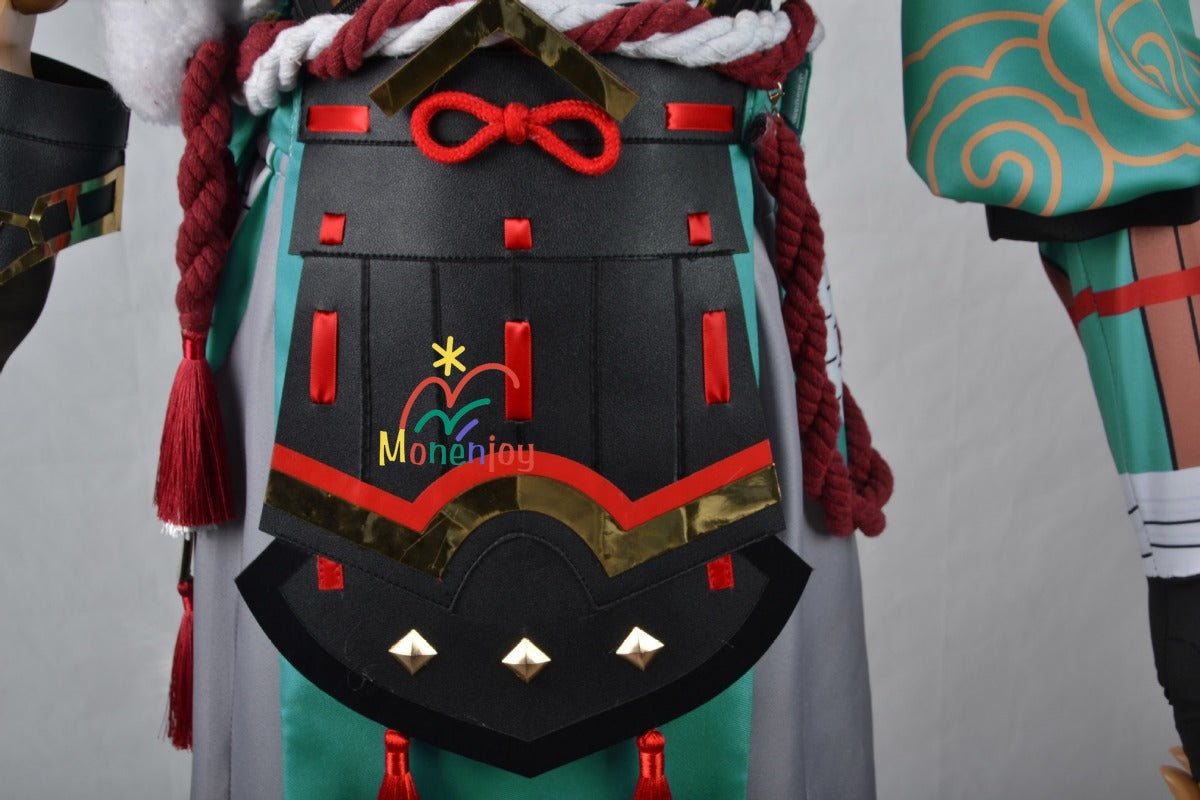 Monenjoy 原神　ゴローコスプレ衣装　Gorou　完全再現　犬耳ウィッグ＆しっぽ付属可能 - Monenjoy