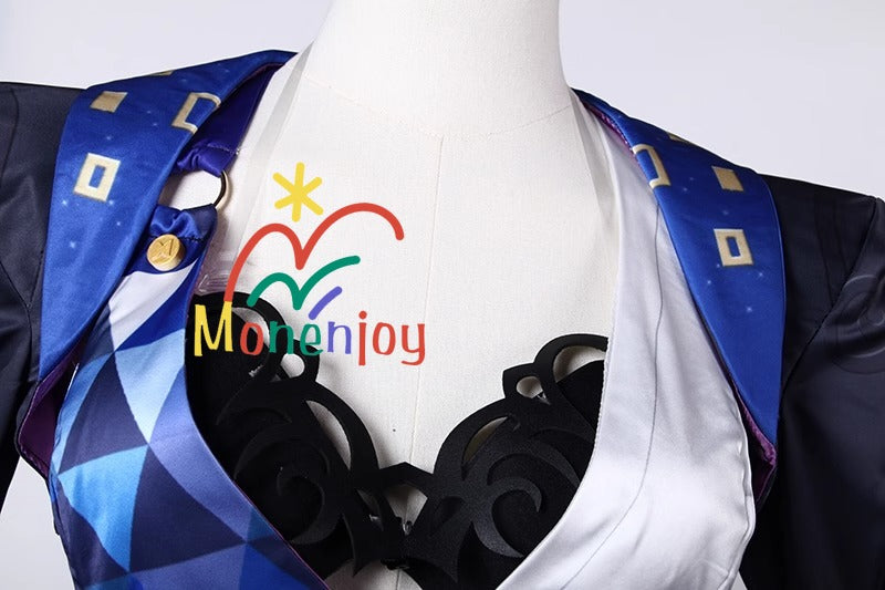 Monenjoy 崩壊スターレイル ジェイド コスプレ衣装　イベント　帽子付＋イヤリング付＋3d樹脂アクセサリー - Monenjoy