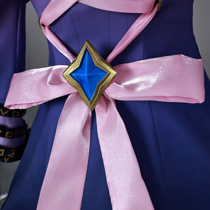Houkai Star Rail Kyurene One Piece Dress Cosplay Costume Event Purple 