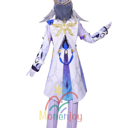 Monenjoy Houkai Star Rail Sunday Stage Costume Embroidered Fabric Flower Pattern Fabric Costume Disguise Event Masquerade Fireworks Festival School Festival COS
