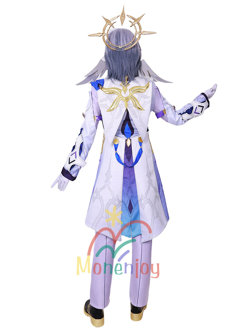 Monenjoy Houkai Star Rail Sunday Stage Costume Embroidered Fabric Flower Pattern Fabric Costume Disguise Event Masquerade Fireworks Festival School Festival COS