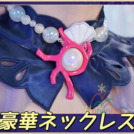 Monenjoy 崩壊スターレイル　セイレンス　Hysilens 女騎士 オンパロス シューズカバー付　3d樹脂髪飾り　コスプレ衣装 プロ仕様