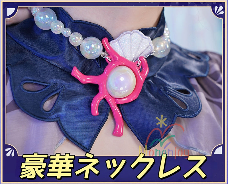 Monenjoy 崩壊スターレイル　セイレンス　Hysilens 女騎士 オンパロス シューズカバー付　3d樹脂髪飾り　コスプレ衣装 プロ仕様