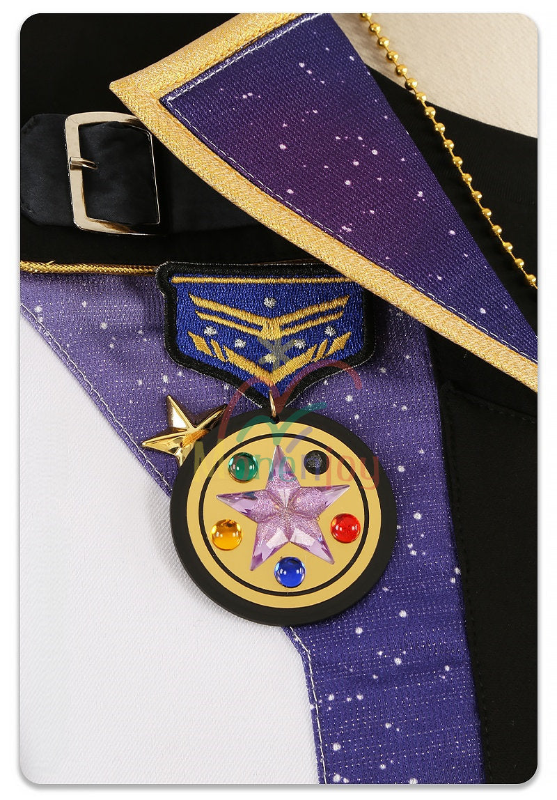 Monenjoy　あんさんぶるスターズ！！風　流星隊の新衣装　守沢千秋／流星レッド　深海奏汰／流星ブルー　南雲鉄虎／流星ブラック　高峯翠／流星グリーン　仙石忍／流星イエロー　隊服　ユニフォーム