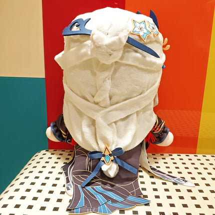 Monenjoy Genshin Impact Shen Hel Plush Toy ตุ๊กตาชินคาคุ แต่งได้ ตุ๊กตาผ้าฝ้าย 40 ซม. แบบนั่ง ตุ๊กตาโดจินทำมือ [สั่งจองล่วงหน้า จัดส่งเป็นล็อต] นำเข้าจากจีน 