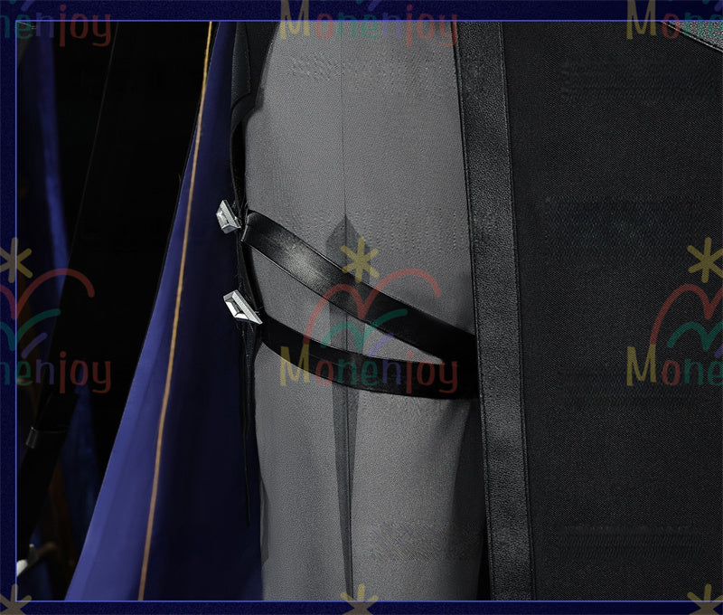 Monenjoy　原神 フリンズ　コスプレ衣装　Genshin　ライトキーパー　雷元素　 初期衣装—夜想曲　闇影と灯り　 コスチューム　ナド・クライ　