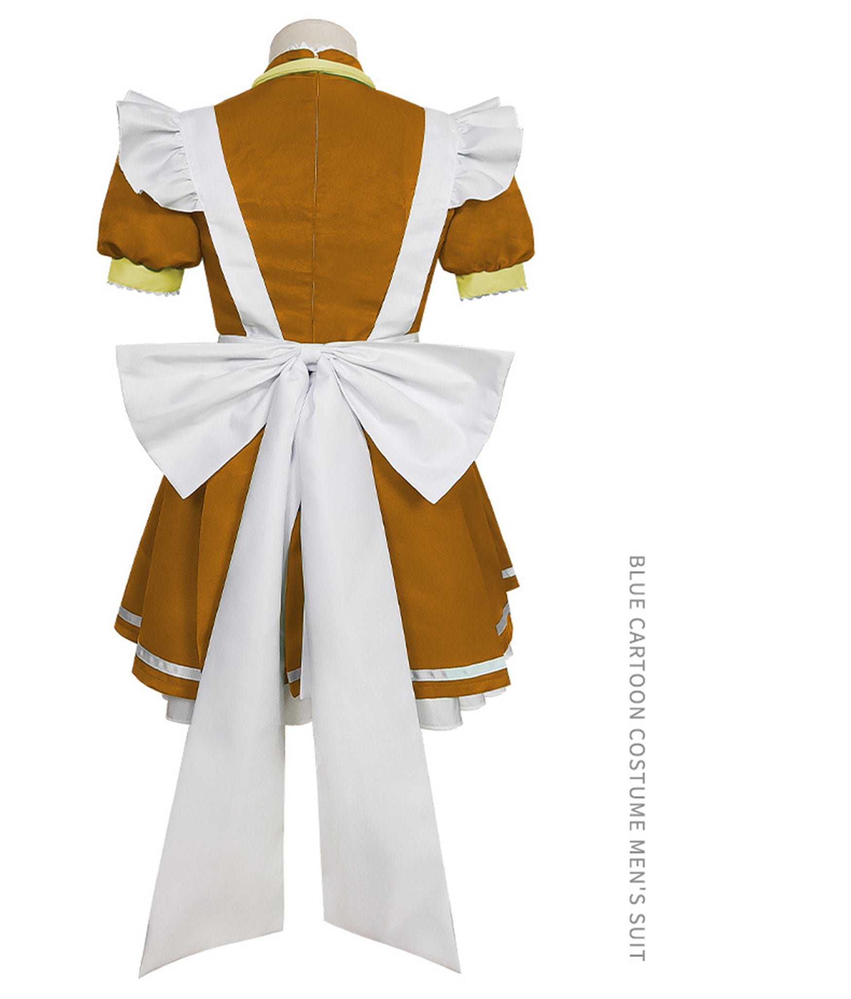 Monenjoy アニメ 東京ミュウミュウ にゅ～ 桃宮 いちご 藍沢 みんと 碧川 れたす 黄 歩鈴 ミュウプリン 藤原 ざくろ カフェ服　コスプレ　メイド服　可愛い　ハロウィン - Monenjoy