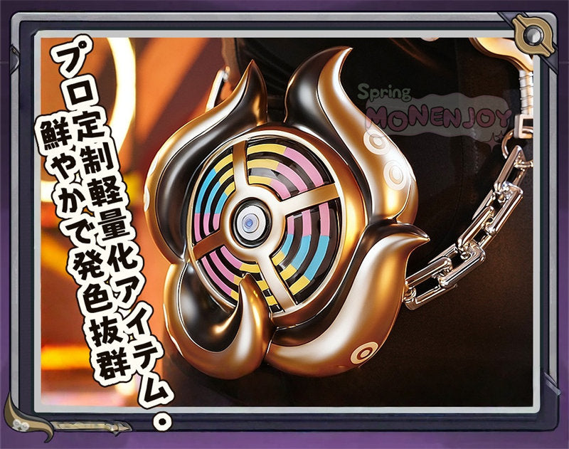 Monenjoy ゼンゼロ イドリー　コスプレ　マーフィー タコのシリオン　コスプレ衣装 (Yidhari/怪啖屋 タコ尻尾別途追加)　金属製パーツ　発光パーツ付