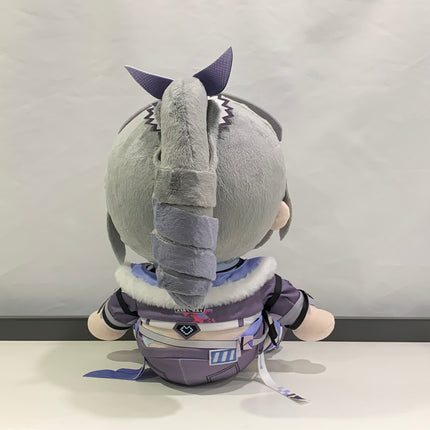 Monenjoy "Houkai Star Rail" ตุ๊กตาหมาป่าสีเงิน ขนาด 40 ซม. ตุ๊กตาผ้าฝ้าย (แบบนั่ง) แต่งตัว ตุ๊กตาทำมือ Doujin [สั่งจองล่วงหน้า จัดส่งเป็นล็อต] นำเข้าจากจีน 
