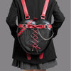 Monenjoy　痛バッグ　アニメ　地雷系　パンク　渋谷　原宿ファション　コスプレ　2次元　萌えグッズ　バックパック/リュック 可愛い　デザイン　装備品　アクセサリー - Monenjoy
