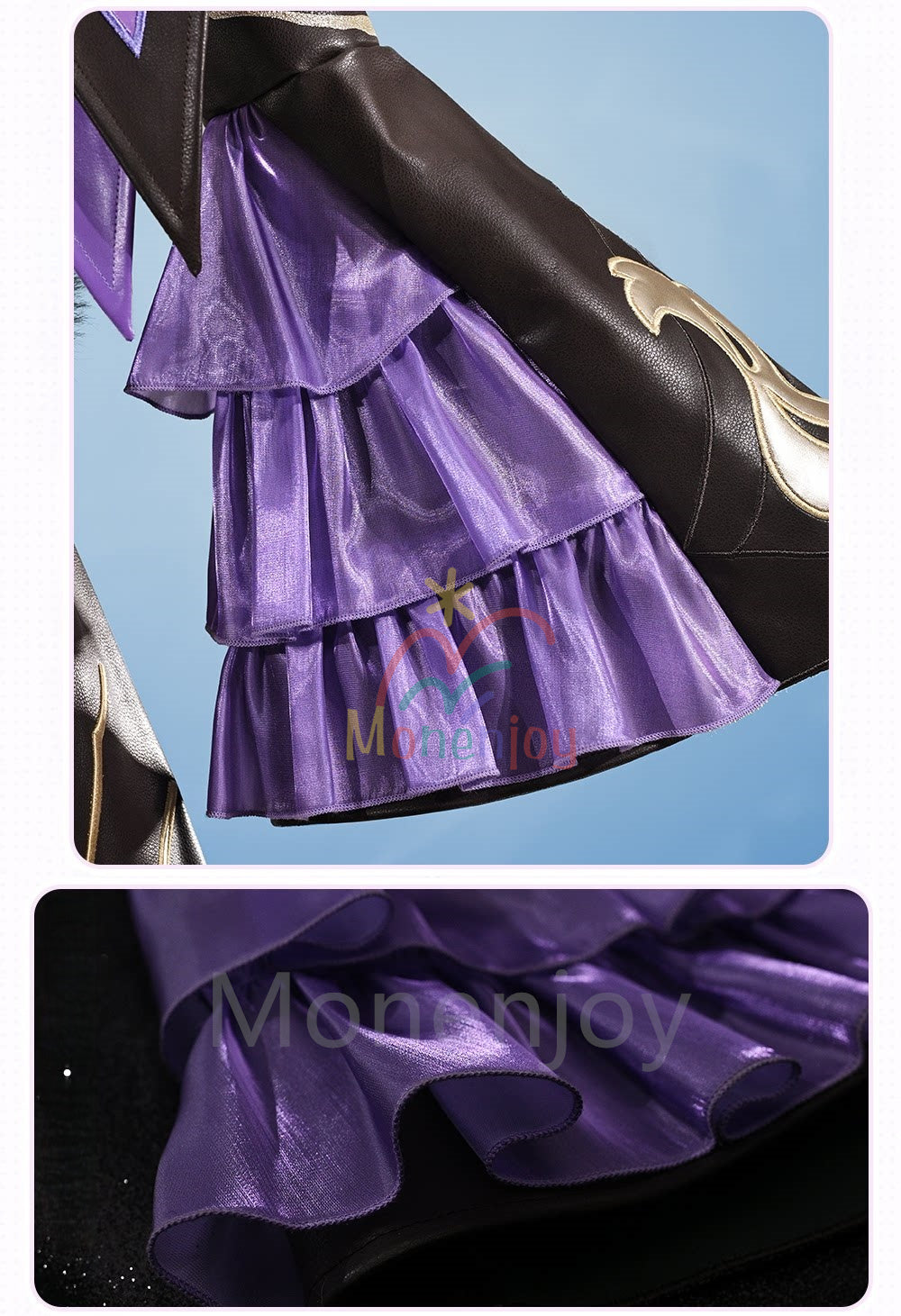Monenjoy　崩壊3rd エリシア コスプレ衣装　3d樹脂製パーツ　Elysia ピンクの妖精さん コスチューム　異能タイプの物理　仮装 MONENJOY