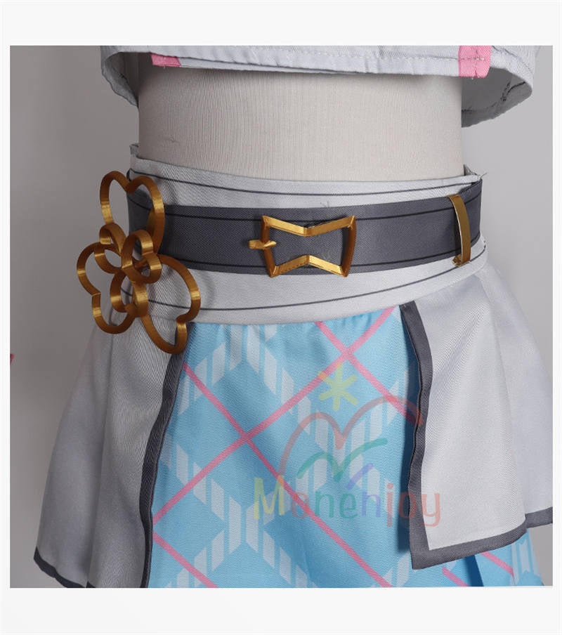 Monenjoy　プロジェクトセカイ MORE MORE JUMP！　桃井 愛莉　コスプレ衣装 ステージ服　ライブ服　舞台服　feat. 初音