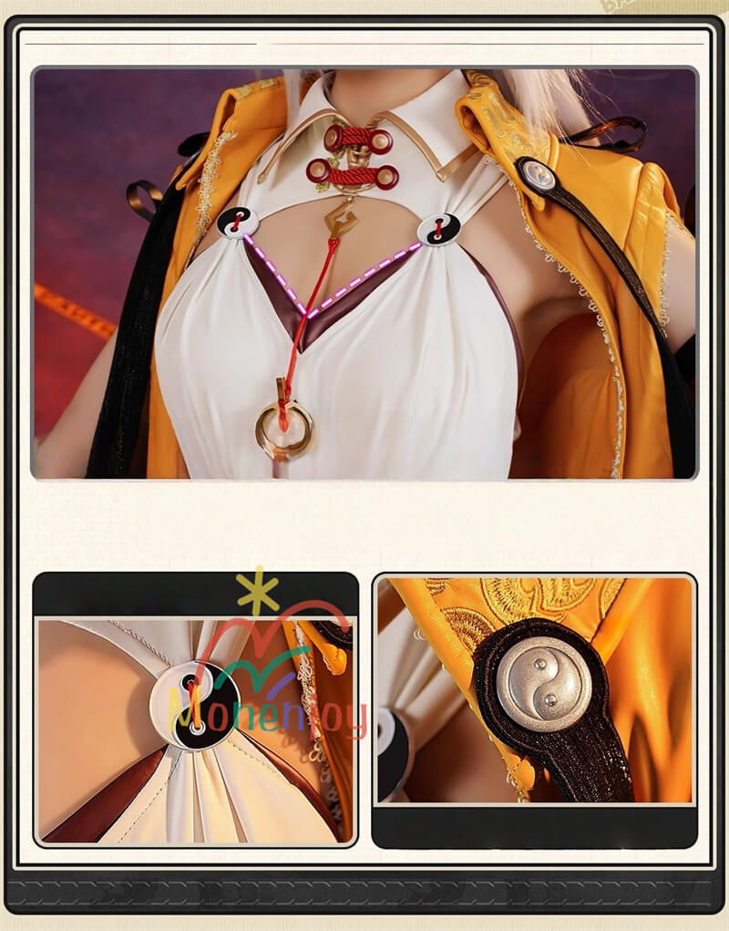 Monenjoy ゼンレスゾーンゼロ  儀玄 コスプレ衣装　イーシェン　パーティ　コスチュームGS1430