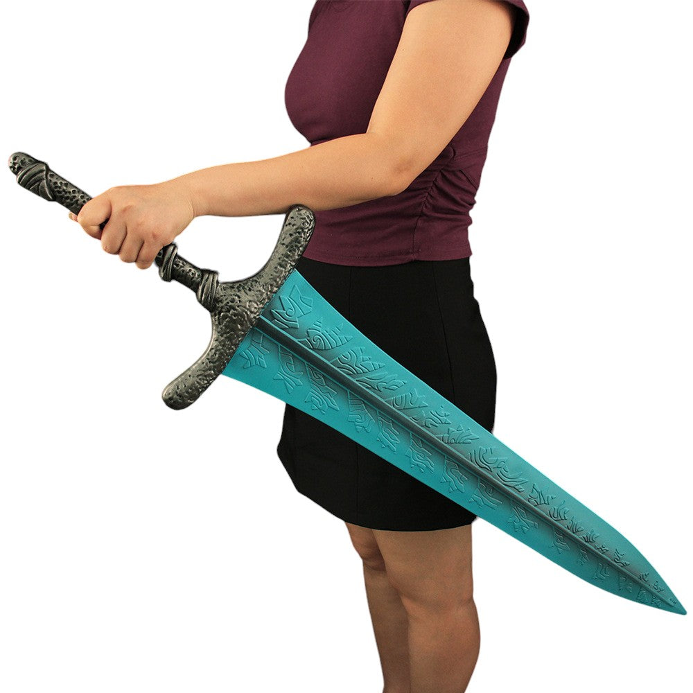 Monenjoy エルデンリング　グレートソード　ラダーンの大剣（王）　ゴムPU製　神の遺剣　月光剣 100cm 西洋剣 大剣 レプリカ コスプレ道具 撮影道具 おもちゃ 手遊び PU製造 コスプレ 武器 道具 用具 ハロウィン イベント 学園祭　 - Monenjoy