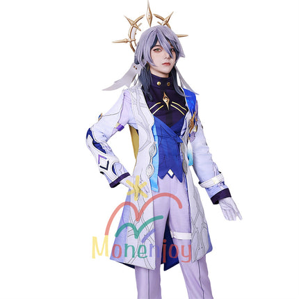 Monenjoy Houkai Star Rail Sunday Stage Costume Embroidered Fabric Flower Pattern Fabric Costume Disguise Event Masquerade Fireworks Festival School Festival COS