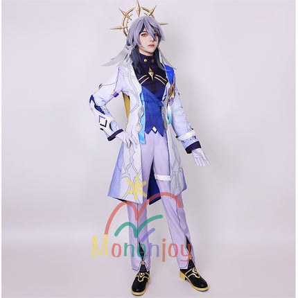 Monenjoy Houkai Star Rail Sunday Stage Costume Embroidered Fabric Flower Pattern Fabric Costume Disguise Event Masquerade Fireworks Festival School Festival COS