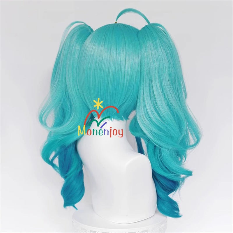 Monenjoy　初音ミク　かつら 鬘 WIG ヴァンパイア 吸血鬼 ウィッグ ネット付き コスプレ　ツインテール カツラ グッズ アニメ コスプレ道具GS1320 - Monenjoy