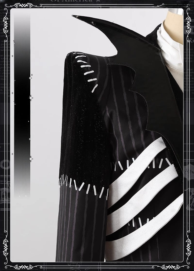 Monenjoy　コスプレ衣装　 ツイステハロウィーン2024 紳士 礼服　スカリー・J・グレイブス Skully J Graves ディズニー ツイステッドワンダーランド　コスチューム　カッコイイ　変装 - Monenjoy