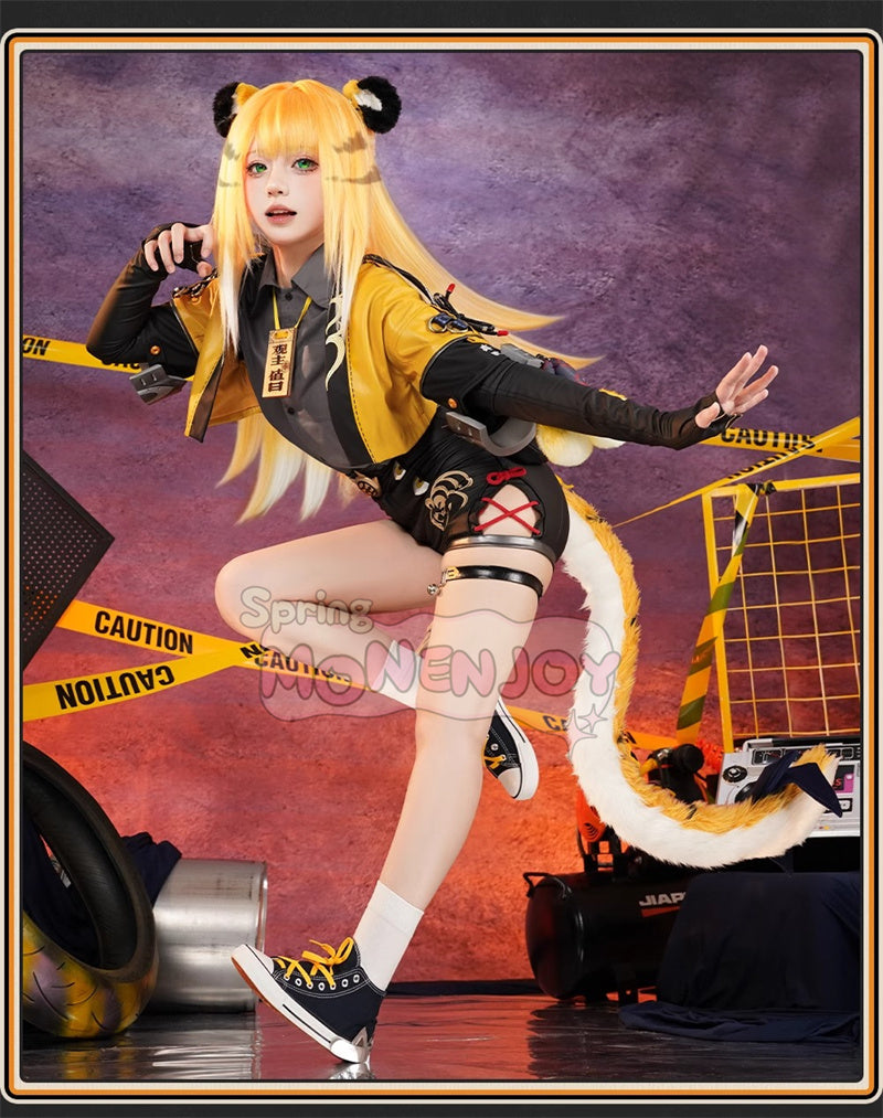 Monenjoy　ゼンレスゾーンゼロ 橘福福 　雲嶽山の門下生　コスプレ衣装 先着3名様限定：爪付き道具 - Monenjoy