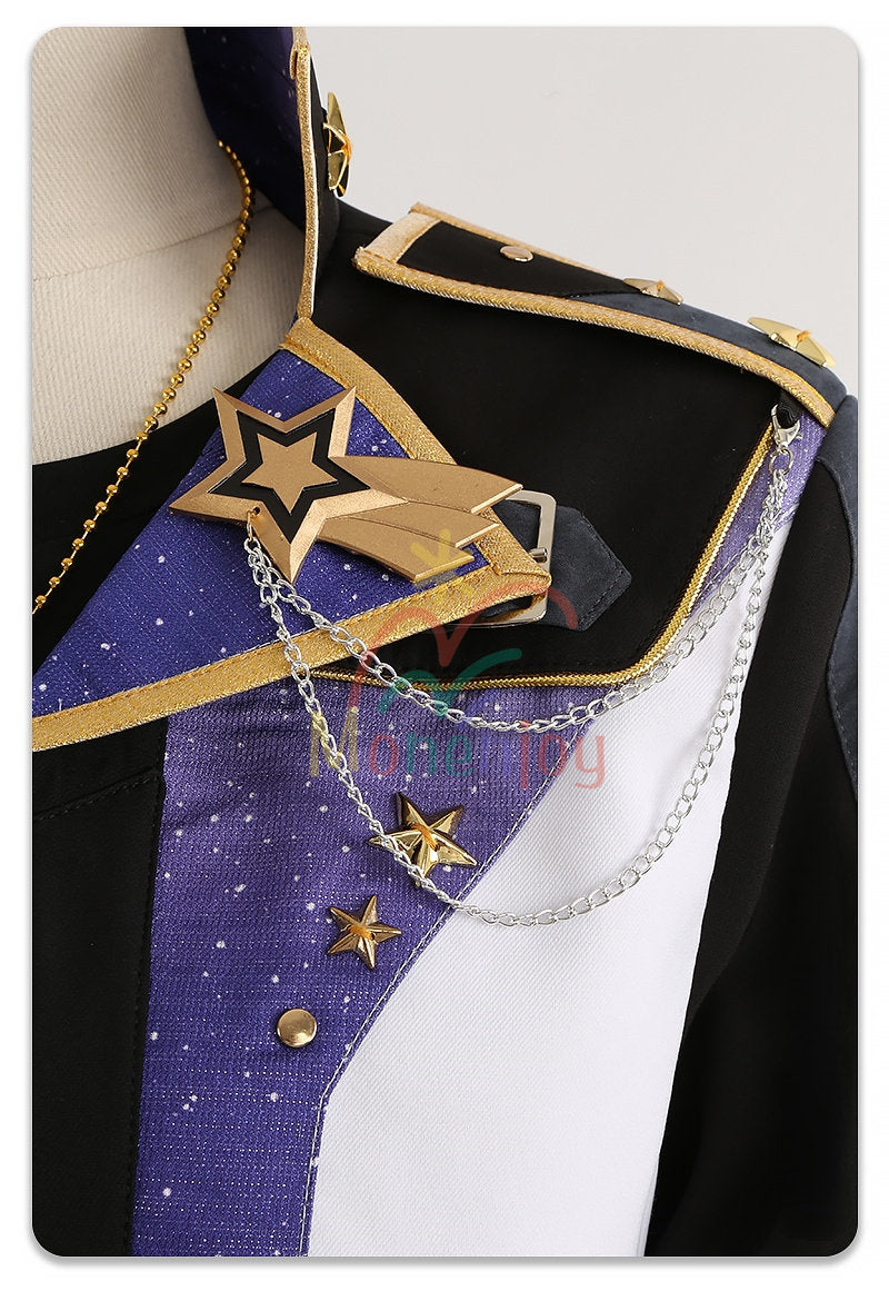 Monenjoy　あんさんぶるスターズ！！風　流星隊の新衣装　守沢千秋／流星レッド　深海奏汰／流星ブルー　南雲鉄虎／流星ブラック　高峯翠／流星グリーン　仙石忍／流星イエロー　隊服　ユニフォーム