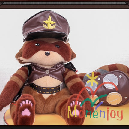 Monenjoy Zenless Zone Zero Ukinami Yuzuha Cosplay Costume Kaidanya Sailor Uniform with Bag + Hair Accessory Set Ukinami Yuzuha Mini Skirt Tanuki Tail Kamachi Added Event Toy Tanuki Plush Toy Can Be Added Separately