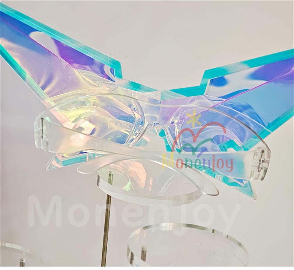Monenjoy　崩壊スターレイル 銀狼LV.999　コスプレ道具 29.5 cm　眼鏡  二相楽園　アクリル材質　イベント MONENJOY
