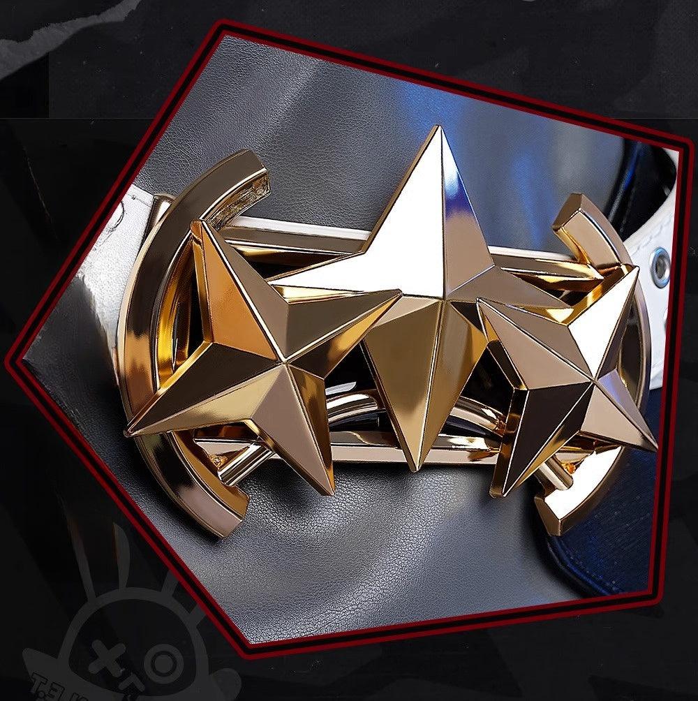 Monenjoy　ゼンゼロ/ZZZ キング・シーザーの衣装 コスプレ 1:1金属パーツ　靴カバー付　豪華生地　初期衣装　複雑なデザイン衣装　コスチューム　ゼンレスシーザー　舞台　カッコイイ　学園祭　コスチューム　ハロウィン　仮装　 - Monenjoy