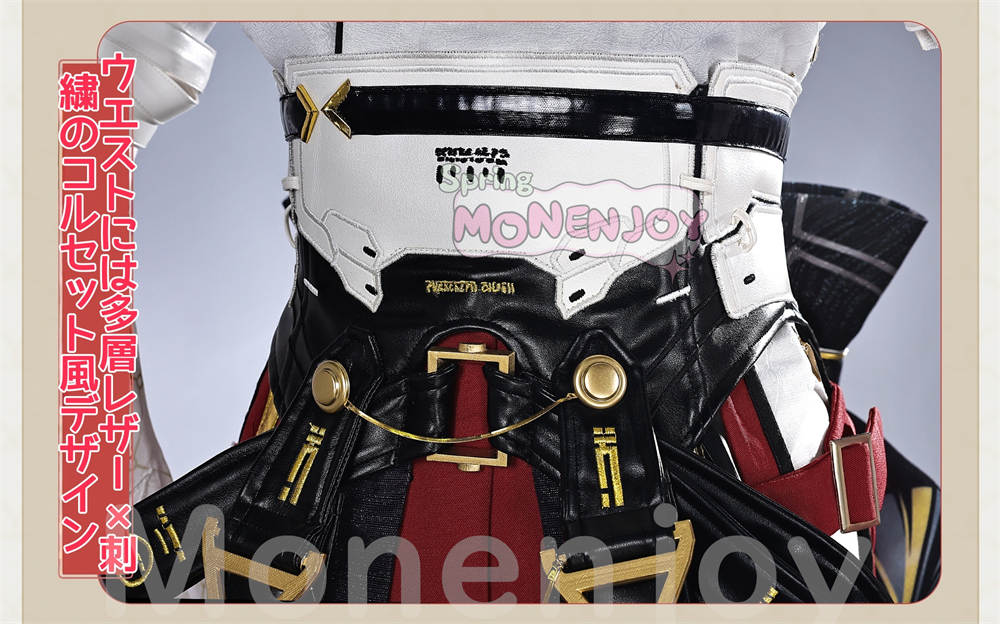 Monenjoy　鳴潮 緋雪 コスプレ衣装　ひゆき　ジャカード織りの生地　超立体3DPLA材質パーツ　コスチューム　イベント舞台対応 MONENJOY