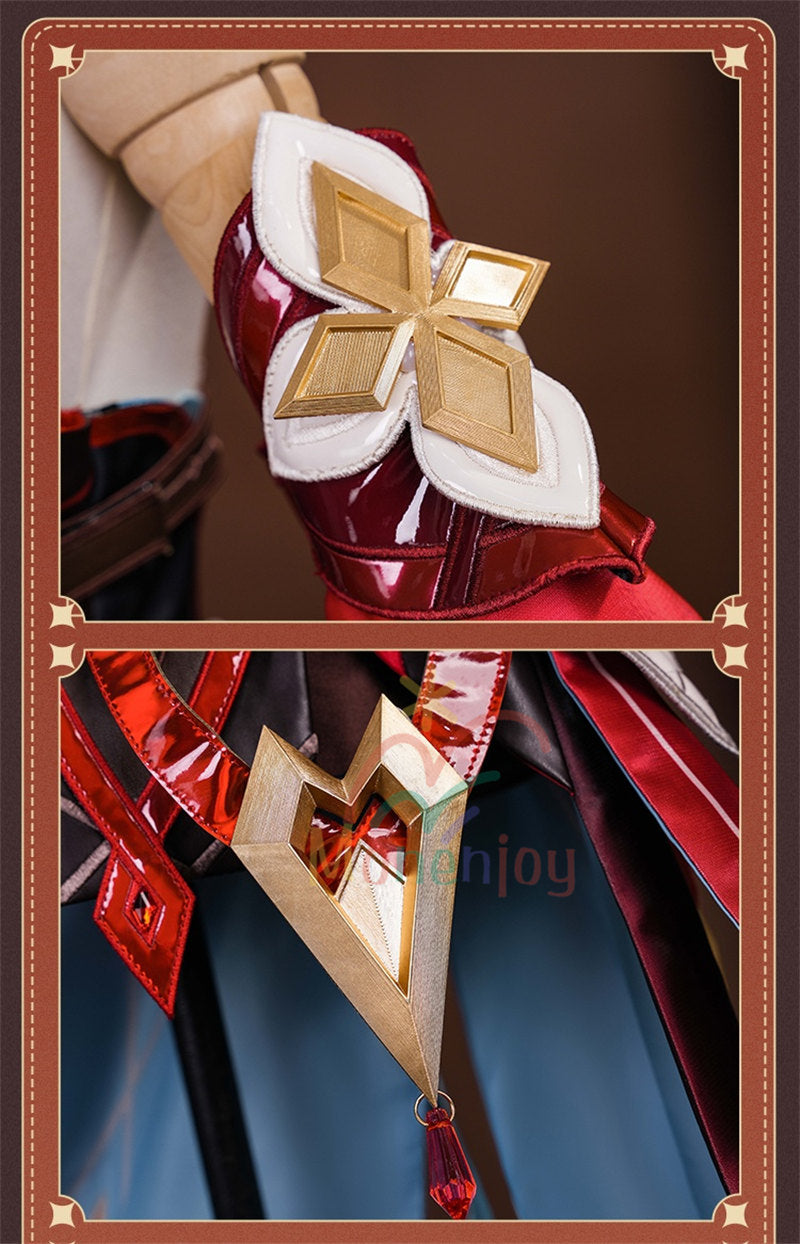 予約販売　Monenjoy　原神 アリス コスプレ衣装　コスチューム　帽子付　3d樹脂製パーツ　炎元素の神の目付　ナド・クライ編　魔術師　魔女　仮装　モンド / 魔女会