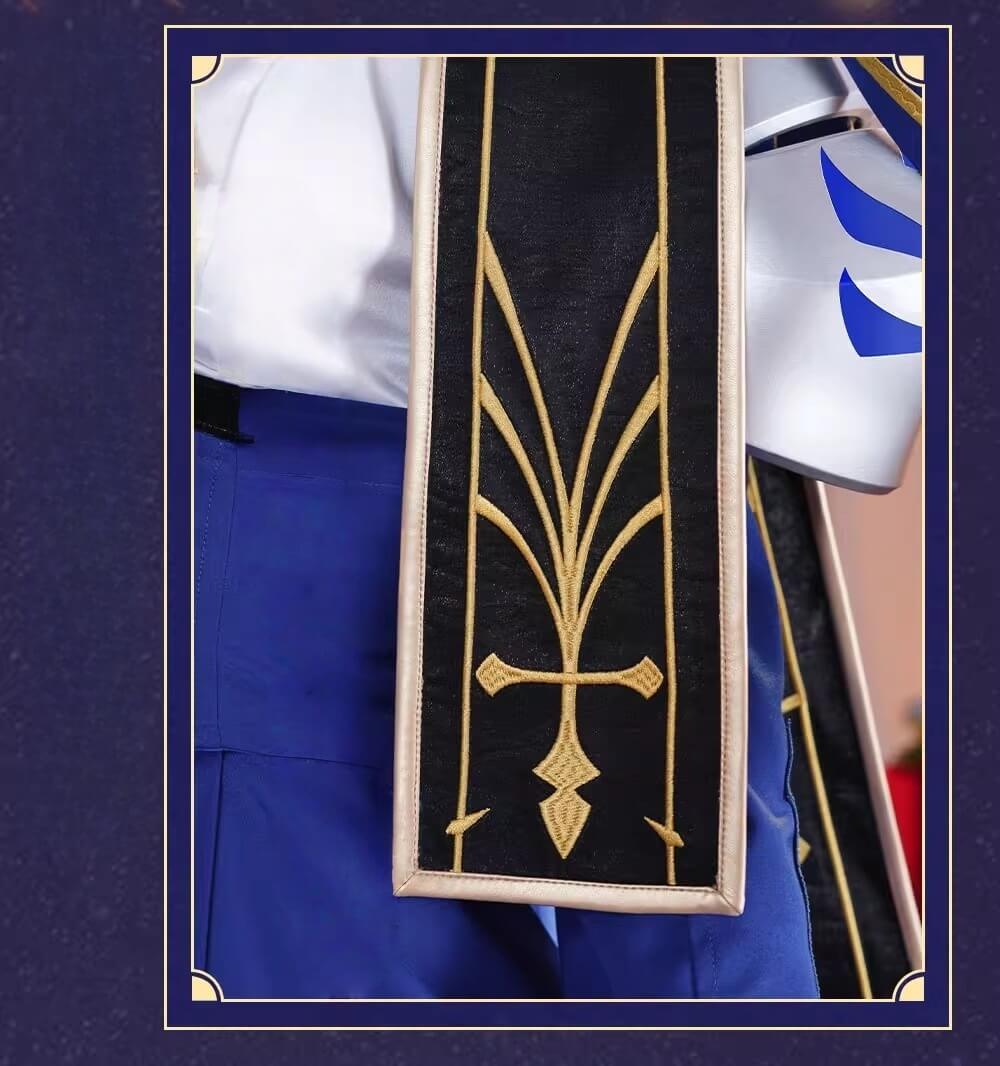 Monenjoy 崩壊スターレイル セイバー Saber　コスプレ衣装　ワンピース　戦闘服　ブルー色　イベントGS1423 - Monenjoy