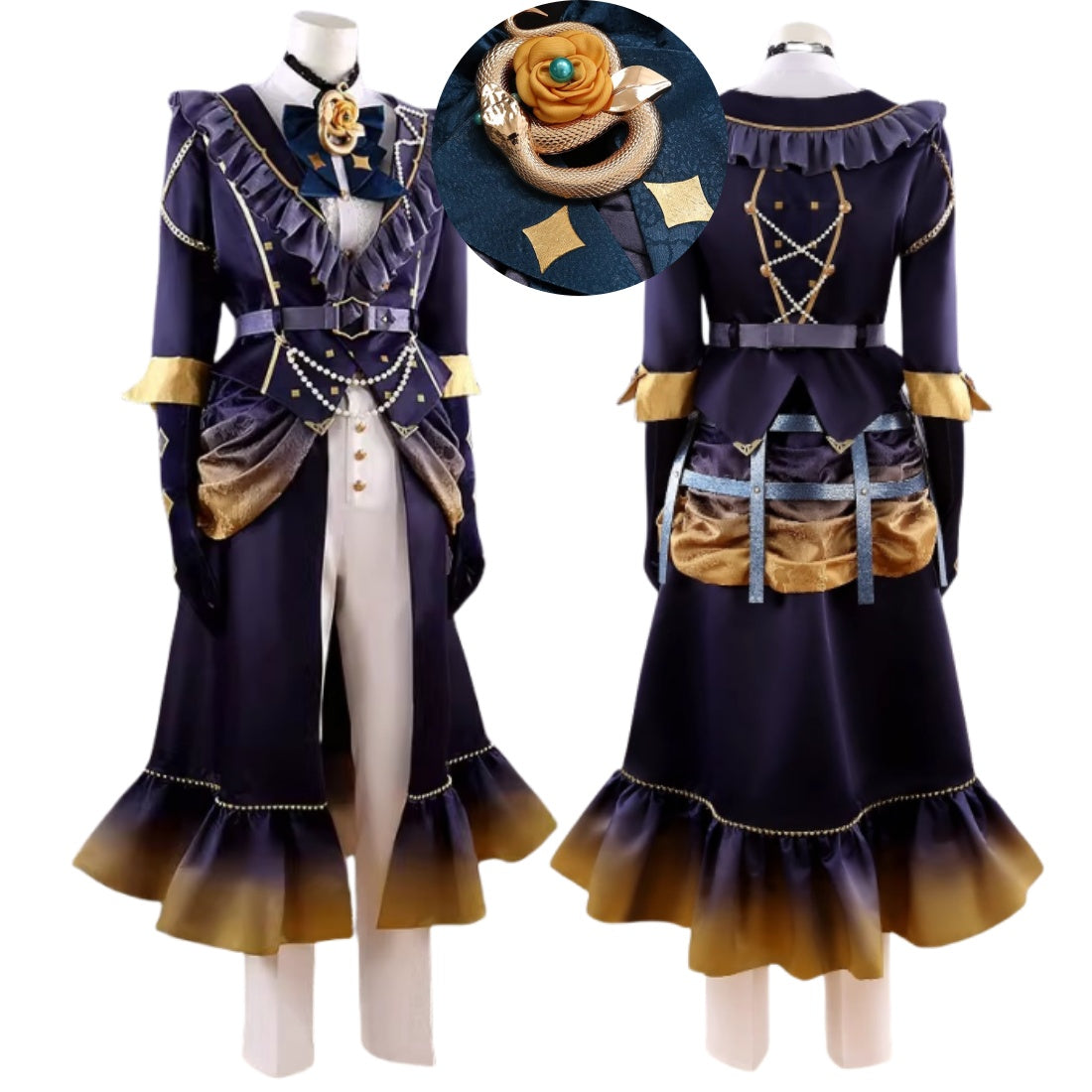 「受注製品」Monenjoy　あんスタ 礼瀬 マヨイ 日々樹渉くん ロススカウト・傾慕の華／恍惚　コスプレ衣装　礼服　舞台服 - Monenjoy