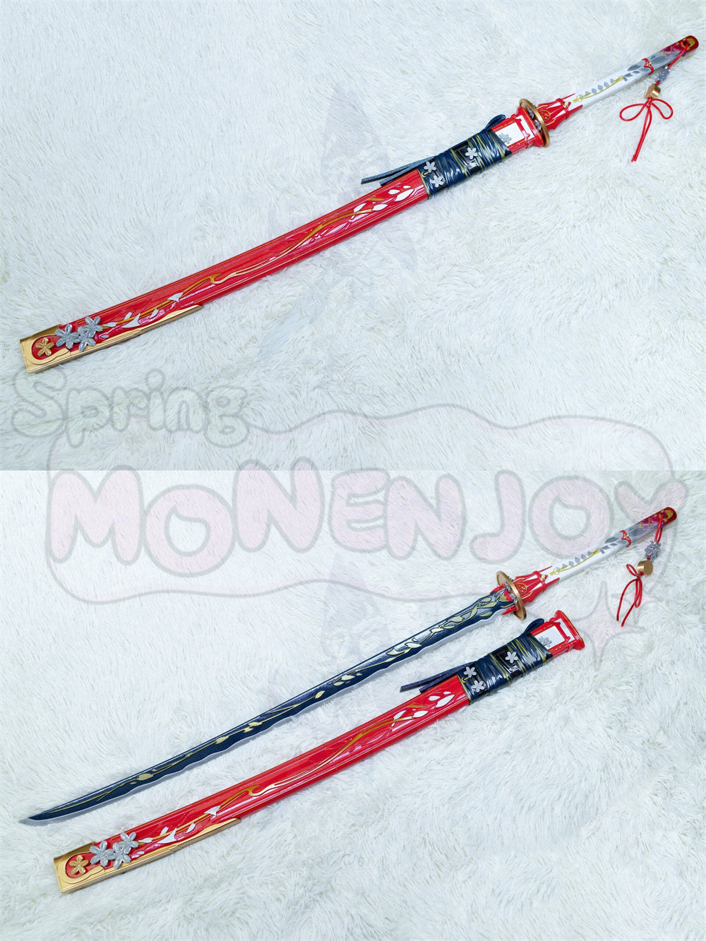 Monenjoy 鳴潮 緋雪 灼霜 モチーフ武器 コスプレ道具 113cm Pla材質 剣