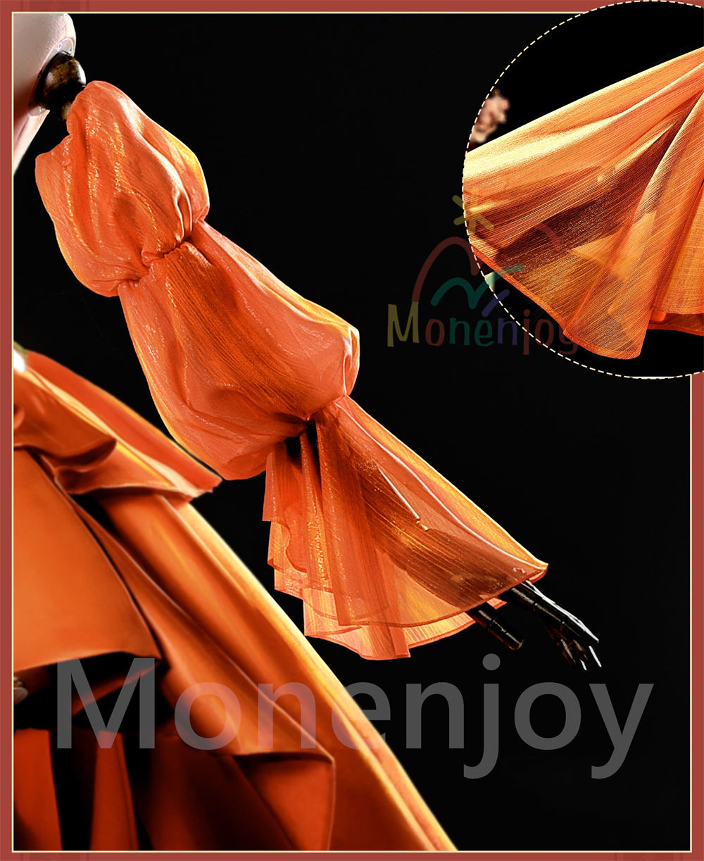 Monenjoy　原神 璀夜华宴 宵宮　コスプレ衣装　洋服　ドレス　イベント　舞台服　ワンピース　 MONENJOY