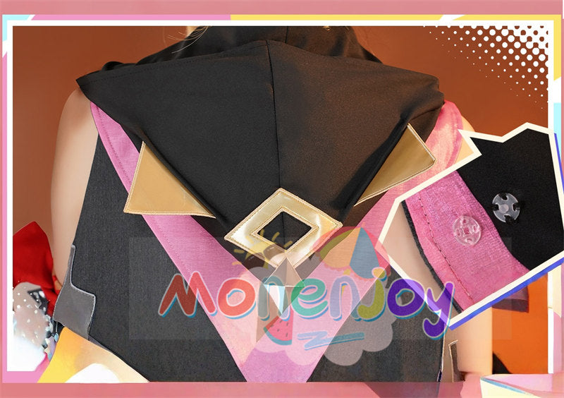 Monenjoy　原神　ヤフォダ　コスプレ　金属製神の目　ナド・クライ編　風元素　月の輪　PU手甲付　コスプレ衣装　金属製パーツ　コスチューム　27個大セット　ハロウィン