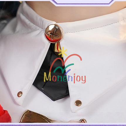 Monenjoy Genshin Impact Ineffa Cosplay Costume with Earphones, Hat, and Thigh Covers - Perfect Reproduction of the Nova's Powered Robot Girl, Halloween