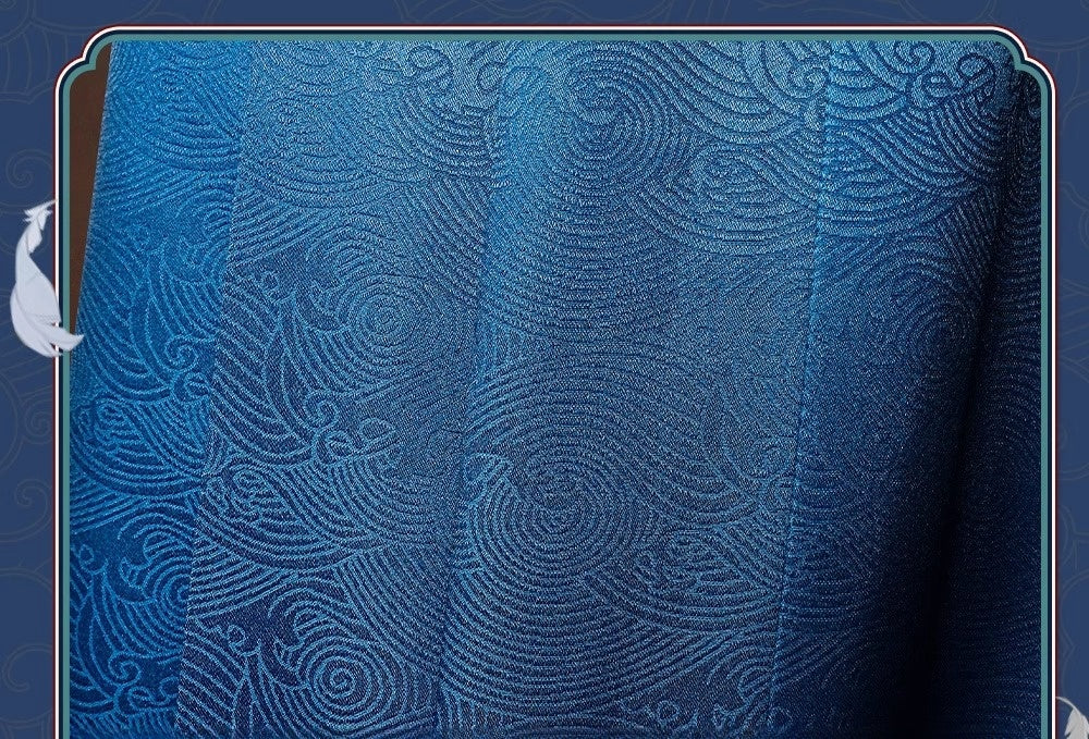 Monenjoy 崩壊スターレイル KFCコラボ 椒丘 飛霄 コスプレ衣装　耳飾り+イヤリング＋キャッツアイのブレスレット付　仙舟「曜青」の天撃将軍 　コスプレ　衣装　イベント　金属製パーツ　イベント　仮装　ハロウィン - Monenjoy