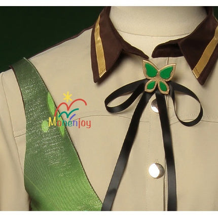 Monenjoy　インフィニティニキ 　森の蝶との戯れ コスプレ衣装 ワンピース　洋服　イベント　帽子付GS1226 - Monenjoy