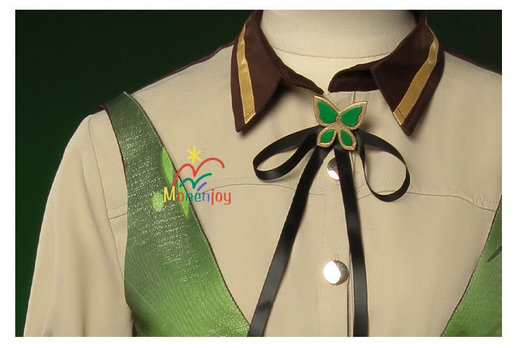 Monenjoy　インフィニティニキ 　森の蝶との戯れ コスプレ衣装 ワンピース　洋服　イベント　帽子付GS1226 - Monenjoy