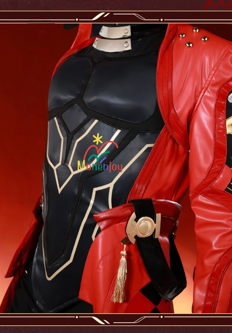 Monenjoy 崩壊スターレイル×Fate[UBW]コラボ アーチャー Archer  人工革　聖杯 コスプレ衣装  コスチュームセット おしゃれ 巡狩・量子