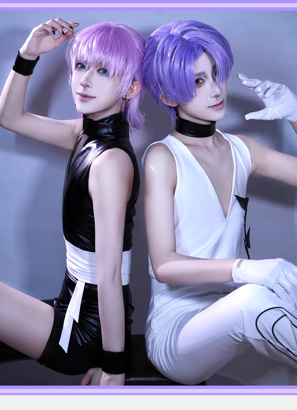 Monenjoy パンティ&ストッキングwithガーターベルト 天使兄弟　ポリエステル ポリウレタン コスプレ衣装 - Monenjoy