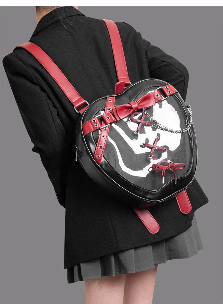 Monenjoy　痛バッグ　アニメ　地雷系　パンク　渋谷　原宿ファション　コスプレ　2次元　萌えグッズ　バックパック/リュック 可愛い　デザイン　装備品　アクセサリー - Monenjoy