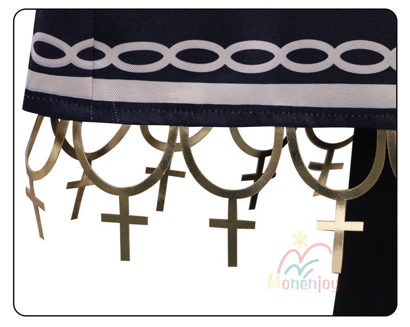 Monenjoy　魔法少女ノ魔女裁判　蓮見レイア　まのさば　コスプレ衣装　ユニフォーム　囚人番号662　仮装