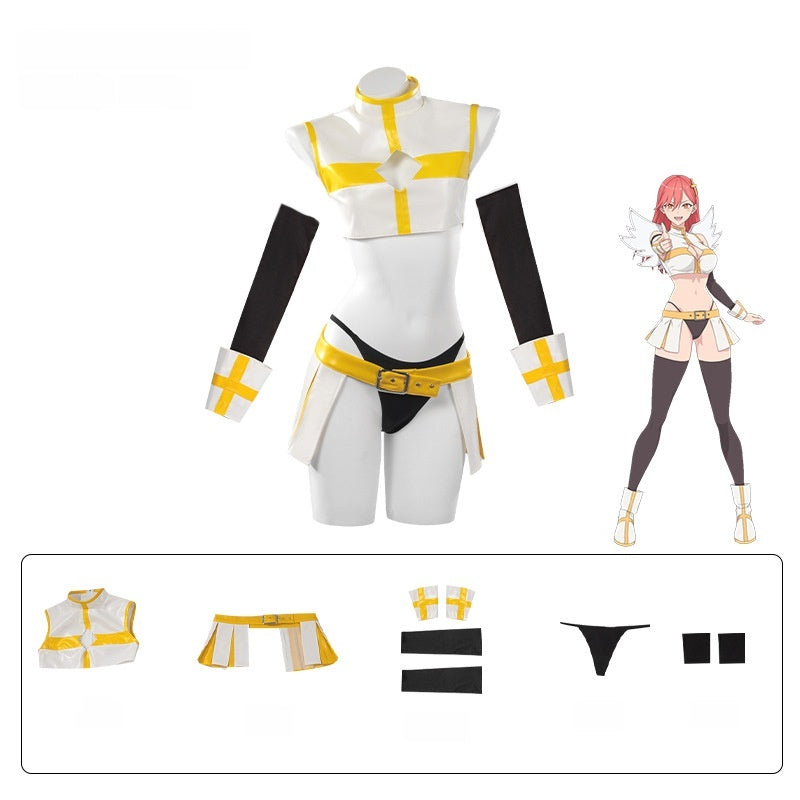 Monenjoy　2.5次元の 誘惑 リリサ 天乃リリサ 橘美花莉　乃愛 喜咲アリア 　翼付　コスプレ衣装　舞台服　コスチューム　