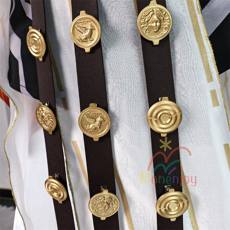 Monenjoy　鳴潮　オーガスタ　コスプレ衣装　イベント　樹脂パーツ　コスチューム　ハロウィン　ウィッグ＋サンダル追加