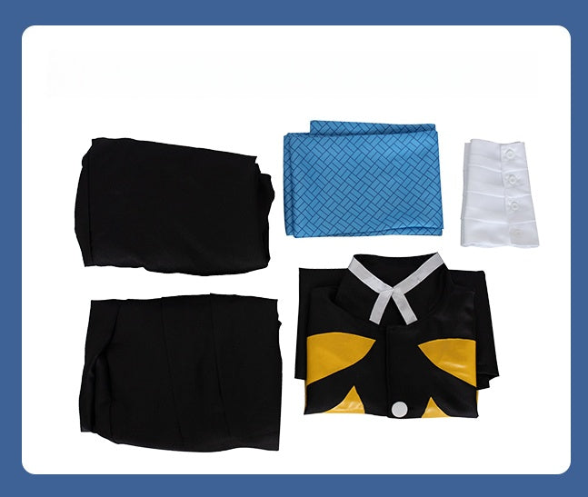 Monenjoy　鬼滅の刃　獪岳　和服　浴衣　コスチューム　上弦の陸 かいがく　コスプレ衣装