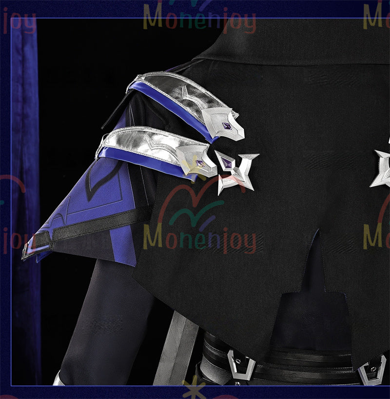 Monenjoy　原神 フリンズ　コスプレ衣装　Genshin　ライトキーパー　雷元素　 初期衣装—夜想曲　闇影と灯り　 コスチューム　ナド・クライ　